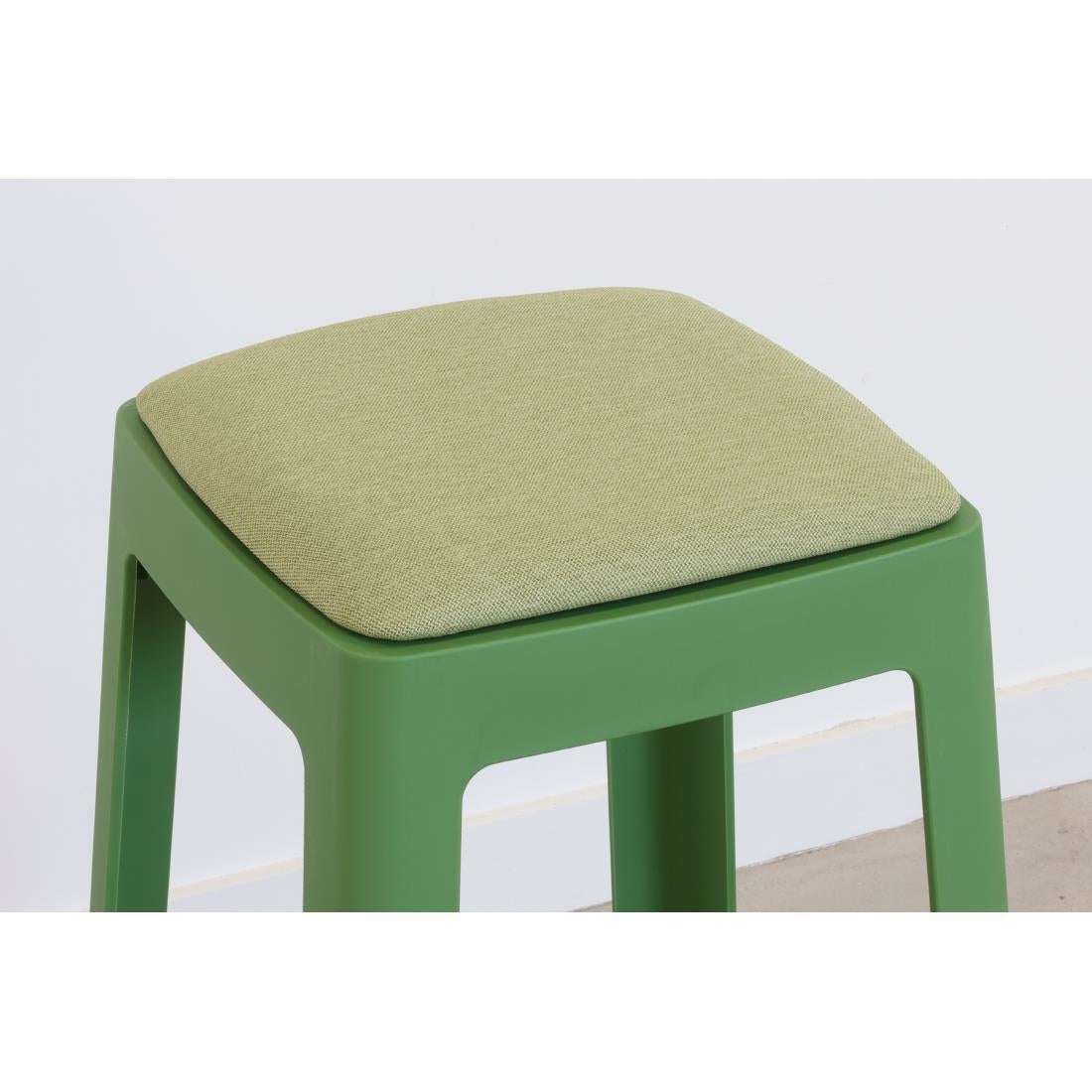 HX771 Origin Base Stool May Green 400x400x440mm (Pack of 2)