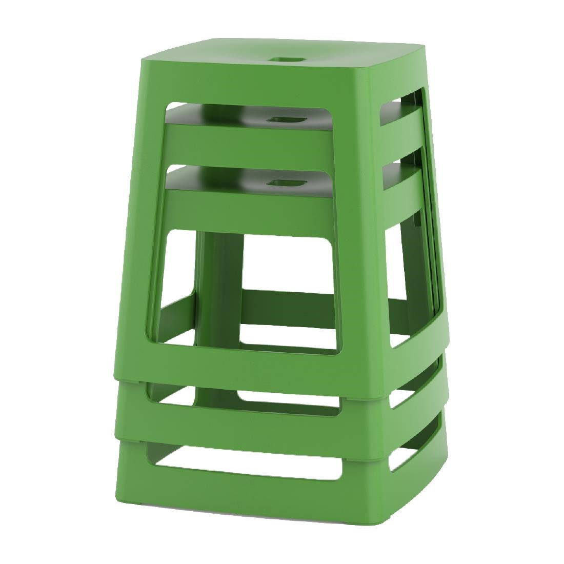 HX771 Origin Base Stool May Green 400x400x440mm (Pack of 2)