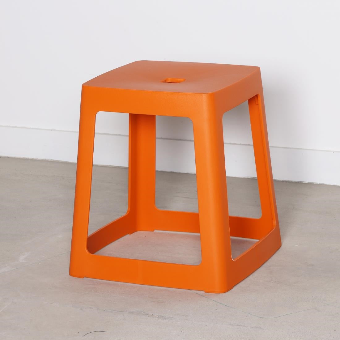 HX772 Origin Base Stool Signal Orange 400x400x440mm (Pack of 2)