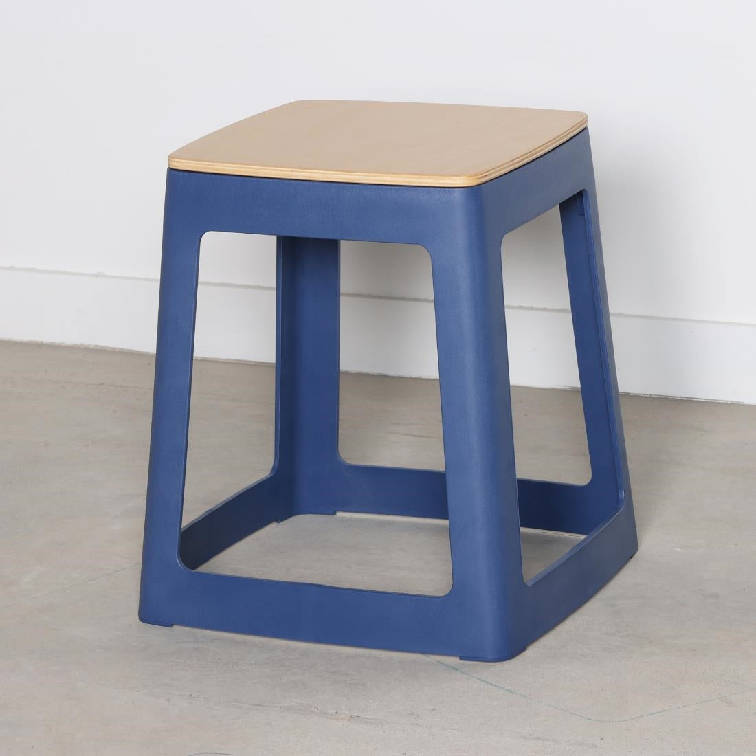 HX774 Origin Base Stool Violet Blue 400x400x440mm (Pack of 2)