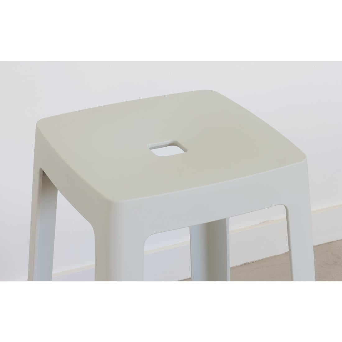 HX775 Origin Base Stool Light Grey 400x400x440mm (Pack of 2)