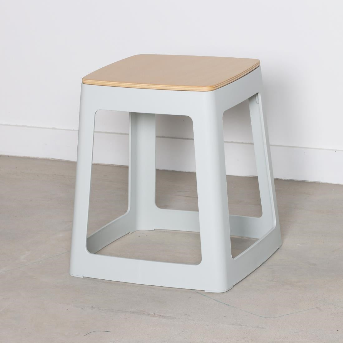 HX775 Origin Base Stool Light Grey 400x400x440mm (Pack of 2)