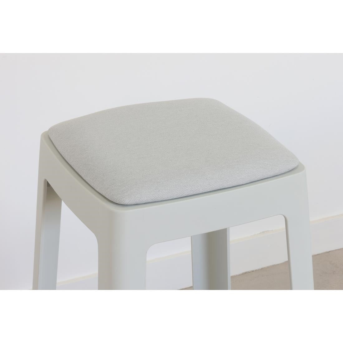 HX775 Origin Base Stool Light Grey 400x400x440mm (Pack of 2)