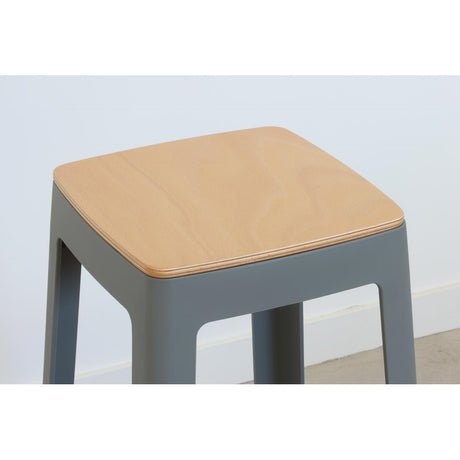 HX776 Origin Base Stool Mouse Grey 400x400x440mm (Pack of 2)