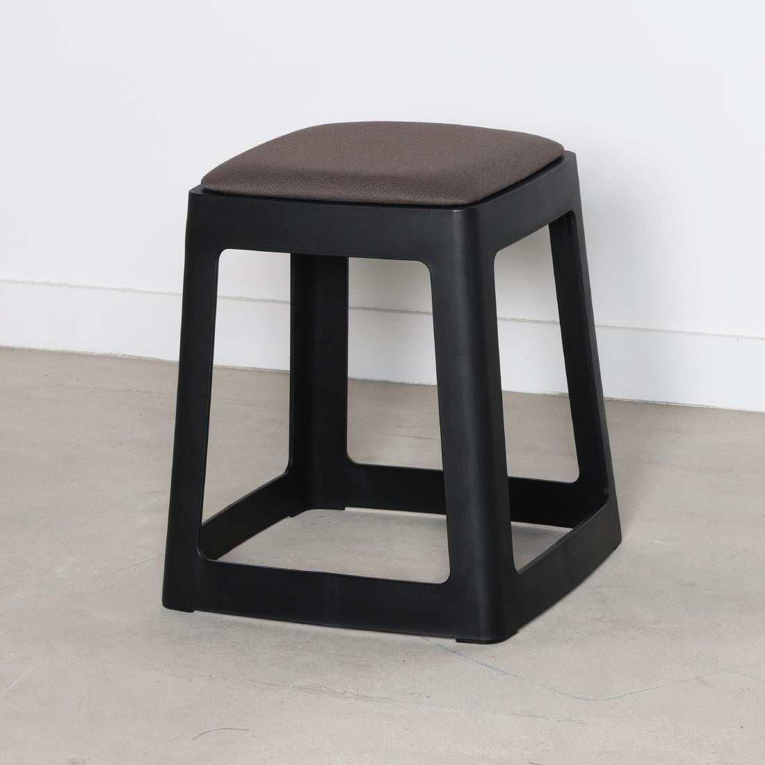 HX777 Origin Base Stool Traffic Black 400x400x440mm (Pack of 2)