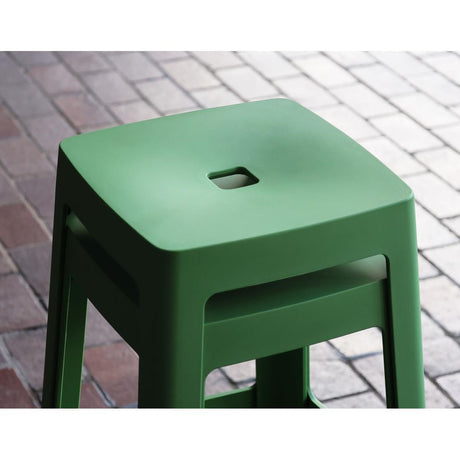 HX779 Origin Base Mid Stool May Green 430x430x650mm (Pack of 2)