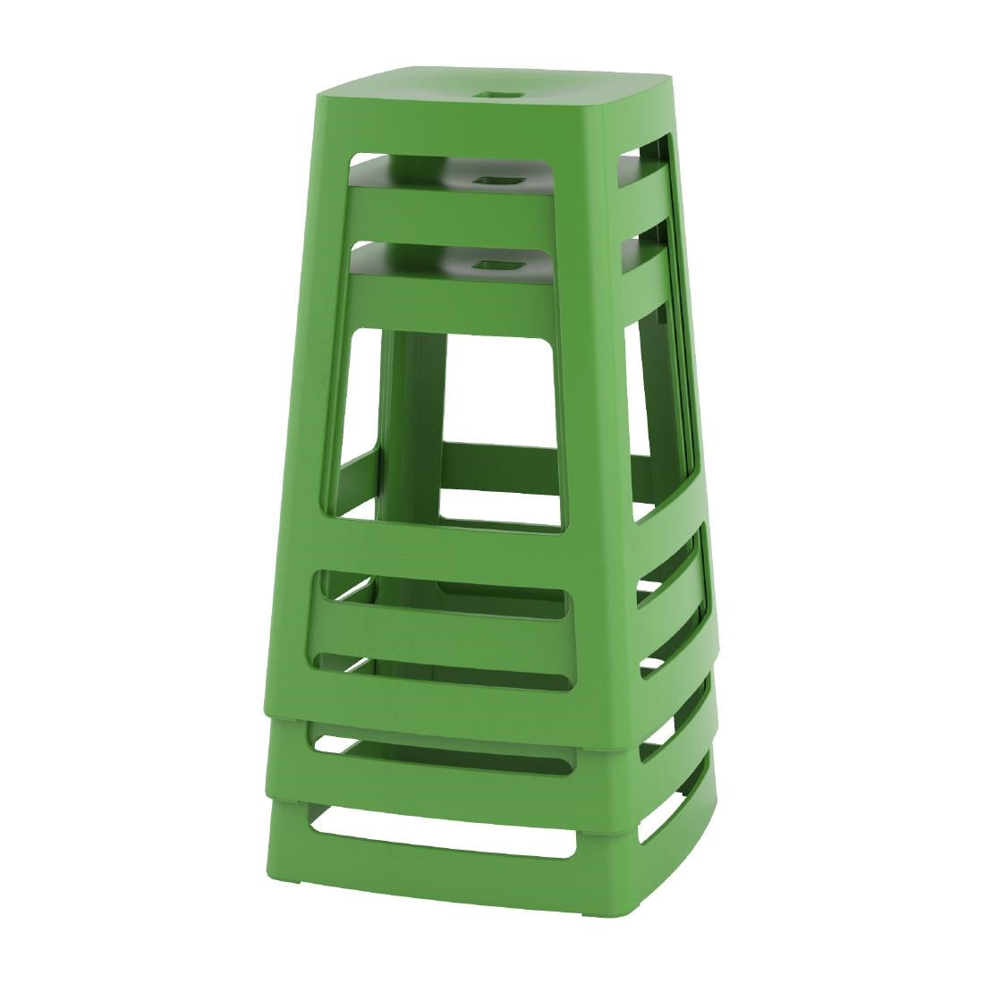 HX779 Origin Base Mid Stool May Green 430x430x650mm (Pack of 2)