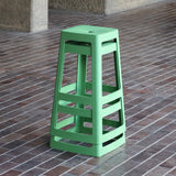 HX779 Origin Base Mid Stool May Green 430x430x650mm (Pack of 2)