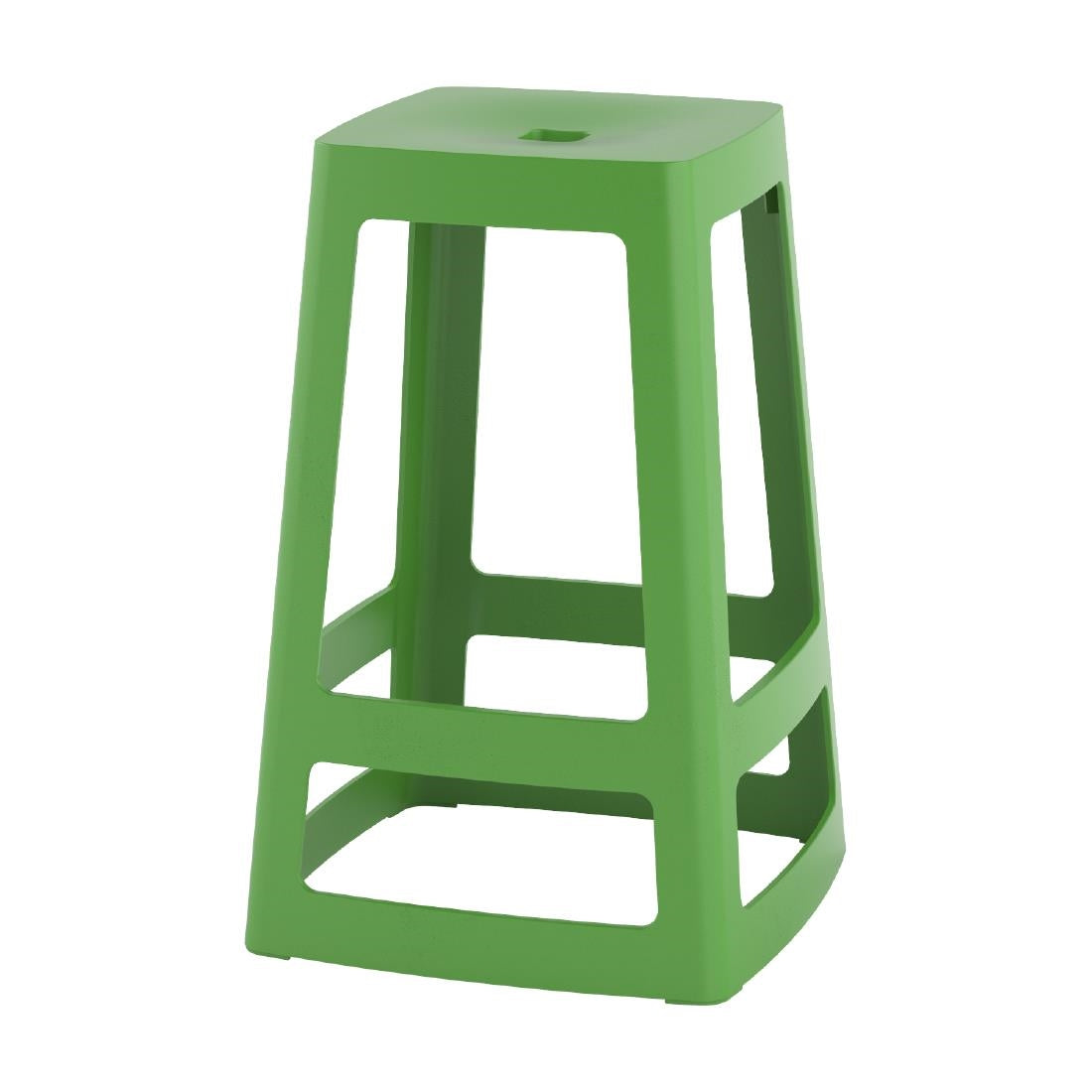 HX779 Origin Base Mid Stool May Green 430x430x650mm (Pack of 2)