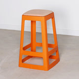 HX780 Origin Base Mid Stool Signal Orange 430x430x560mm (Pack of 2)