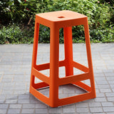 HX780 Origin Base Mid Stool Signal Orange 430x430x560mm (Pack of 2)