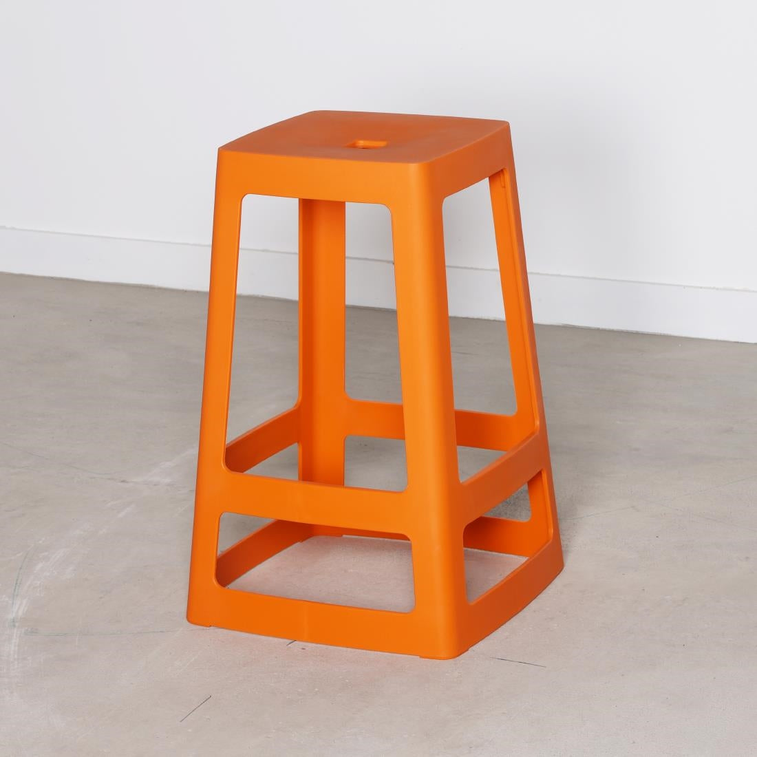 HX780 Origin Base Mid Stool Signal Orange 430x430x560mm (Pack of 2)