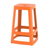 HX780 Origin Base Mid Stool Signal Orange 430x430x560mm (Pack of 2)