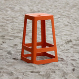 HX780 Origin Base Mid Stool Signal Orange 430x430x560mm (Pack of 2)