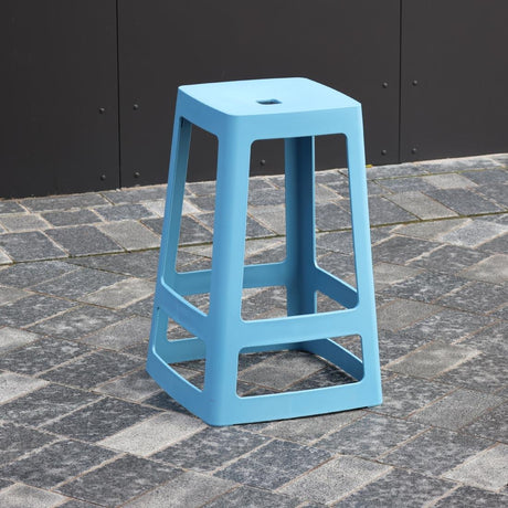 HX781 Origin Base Mid Stool Pastel Blue 430x430x560mm (Pack of 2)