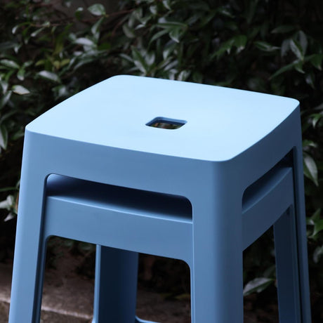 HX781 Origin Base Mid Stool Pastel Blue 430x430x560mm (Pack of 2)