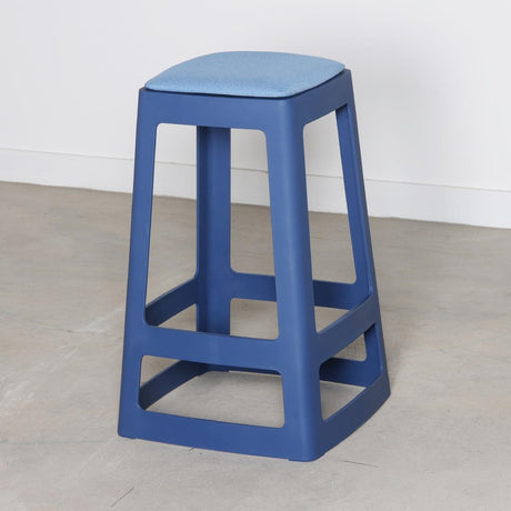 HX782 Origin Base Mid Stool Violet Blue 430x430x560mm (Pack of 2)