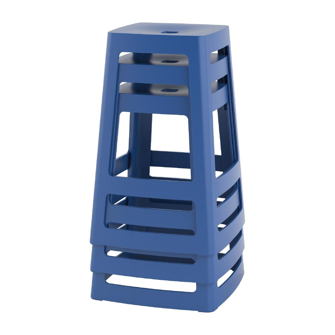 HX782 Origin Base Mid Stool Violet Blue 430x430x560mm (Pack of 2)