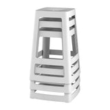 HX783 Origin Base Mid Stool Light Grey 430x430x560mm (Pack of 2)