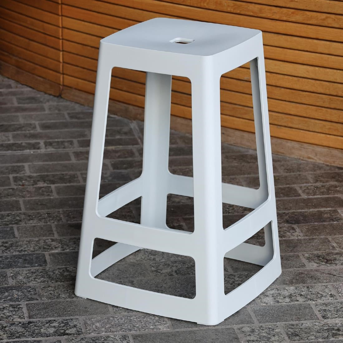 HX783 Origin Base Mid Stool Light Grey 430x430x560mm (Pack of 2)