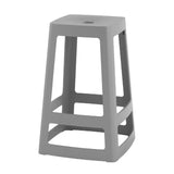 HX784 Origin Base Mid Stool Mouse Grey 430x430x560mm (Pack of 2)