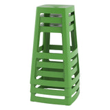 HX787 Origin Base High Stool May Green 450x450x750mm (Pack of 2)