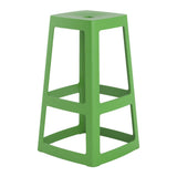 HX787 Origin Base High Stool May Green 450x450x750mm (Pack of 2)