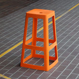 HX788 Origin Base High Stool Signal Orange 450x450x750mm (Pack of 2)