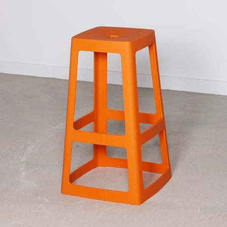 HX788 Origin Base High Stool Signal Orange 450x450x750mm (Pack of 2)