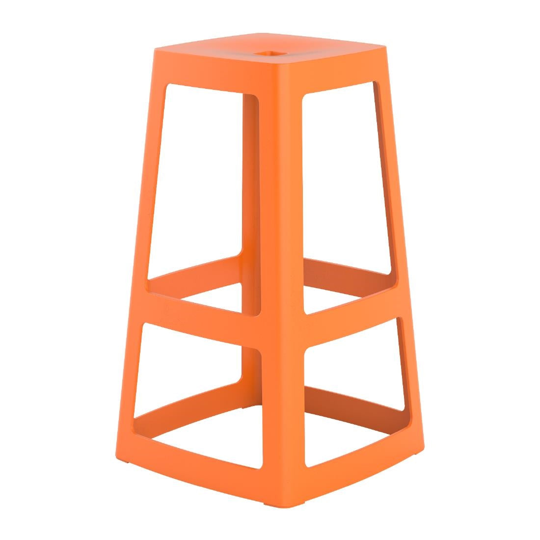 HX788 Origin Base High Stool Signal Orange 450x450x750mm (Pack of 2)