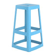 HX789 Origin Base High Stool Pastel Blue 450x450x750mm (Pack of 2)