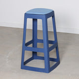 HX790 Origin Base High Stool Violet Blue 450x450x750mm (Pack of 2)