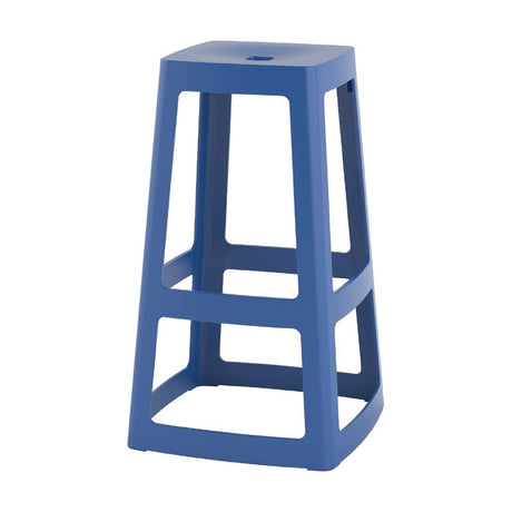 HX790 Origin Base High Stool Violet Blue 450x450x750mm (Pack of 2)