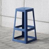 HX790 Origin Base High Stool Violet Blue 450x450x750mm (Pack of 2)