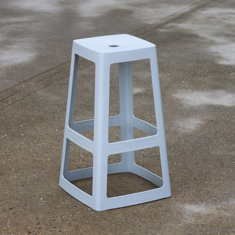 HX791 Origin Base High Stool Light Grey 450x450x750mm (Pack of 2)