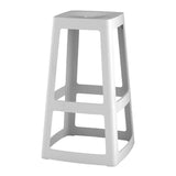 HX791 Origin Base High Stool Light Grey 450x450x750mm (Pack of 2)