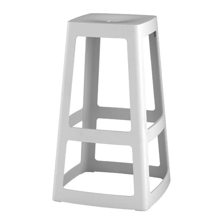 HX791 Origin Base High Stool Light Grey 450x450x750mm (Pack of 2)