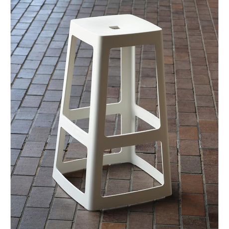 HX791 Origin Base High Stool Light Grey 450x450x750mm (Pack of 2)