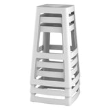 HX791 Origin Base High Stool Light Grey 450x450x750mm (Pack of 2)