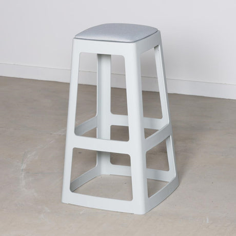 HX791 Origin Base High Stool Light Grey 450x450x750mm (Pack of 2)