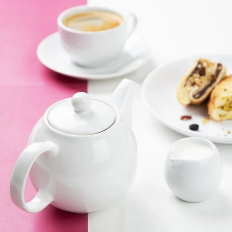 HX794 Olympia Café Teapot White - 450ml (Box 2)
