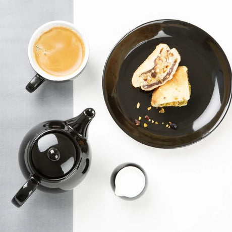 HX799 Olympia Café Teapot Black - 450ml (Box 2)