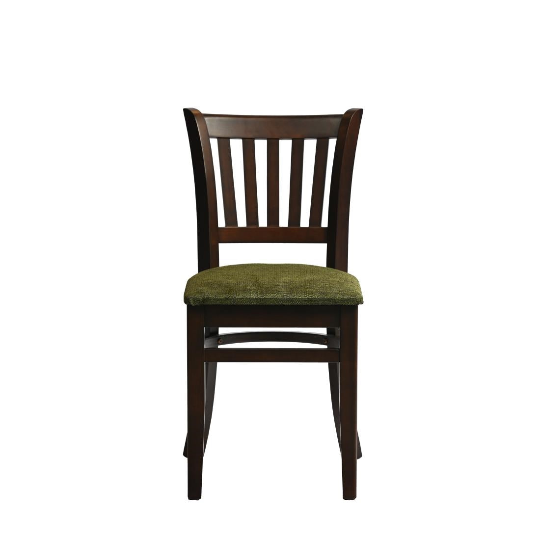 HX805 Manhattan Dining Chair in Dark Walnut with Shetland Forest Seat (Pack of 2)