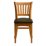 HX810 Manhattan Dining Chair in Soft Oak with Bison Cedar Seat (Pack of 2)