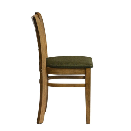HX819 Manhattan Dining Chair in Weathered Oak with Shetland Forest Seat (Pack of 2)
