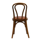 HX829 Hoop Back Dining Chair in Weathered Oak with Bison Tan Seat (Pack of 2)