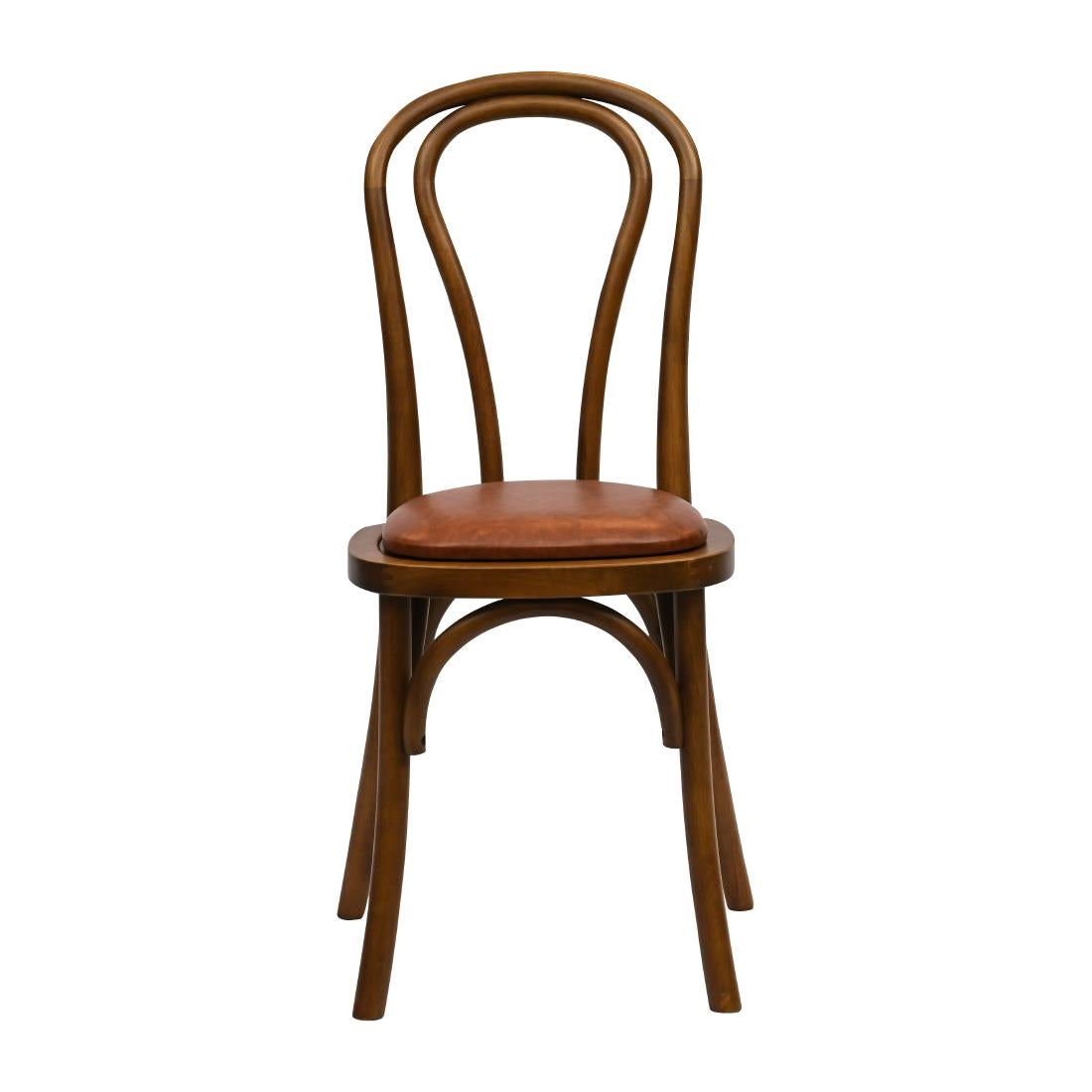 HX829 Hoop Back Dining Chair in Weathered Oak with Bison Tan Seat (Pack of 2)