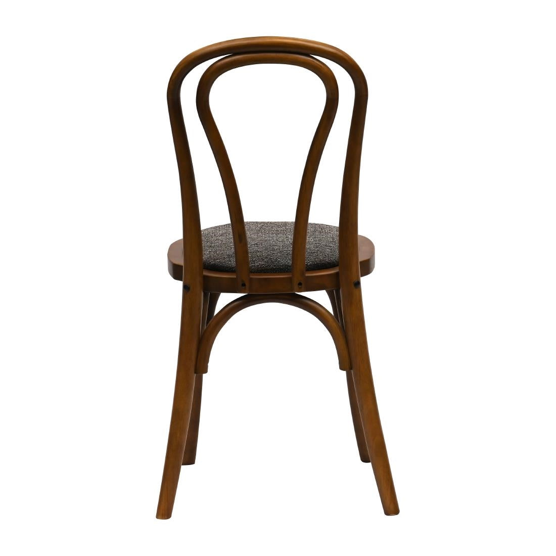 HX832 Hoop Back Dining Chair in Weathered Oak with Shetland Smoke Seat (Pack of 2)