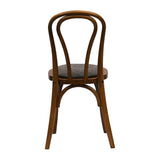HX832 Hoop Back Dining Chair in Weathered Oak with Shetland Smoke Seat (Pack of 2)