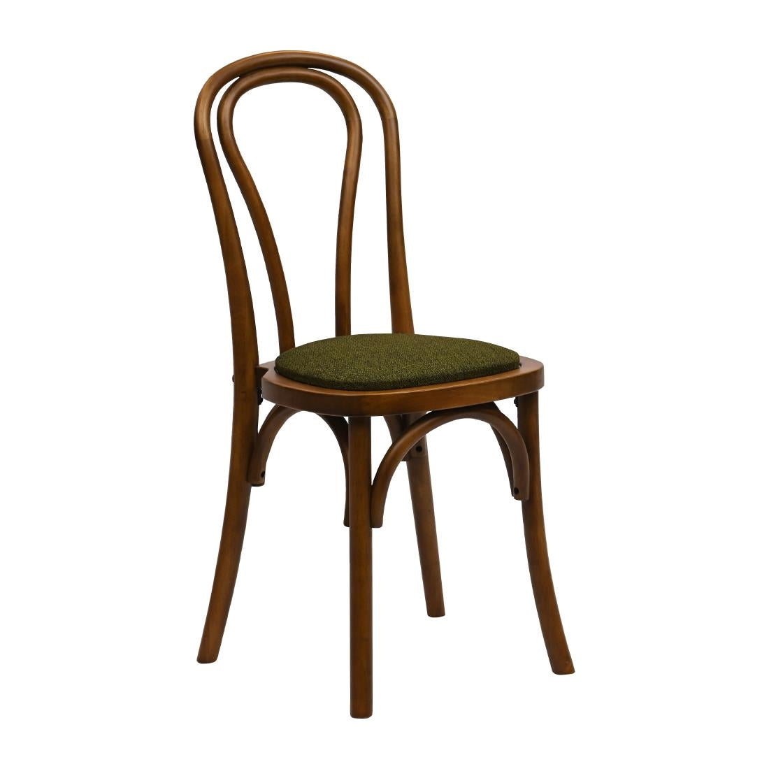 HX833 Hoop Back Dining Chair in Weathered Oak with Shetland Forest Seat (Pack of 2)